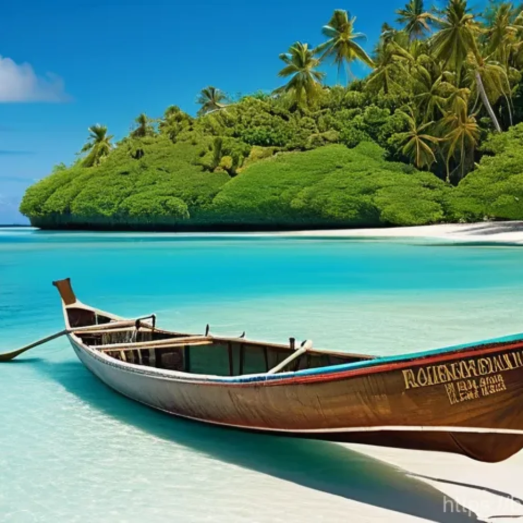 키리바시에서 사업 시작하기 - **Prompt 1: "A vibrant and picturesque scene showcasing the beautiful culture and tourism of Kiribat...