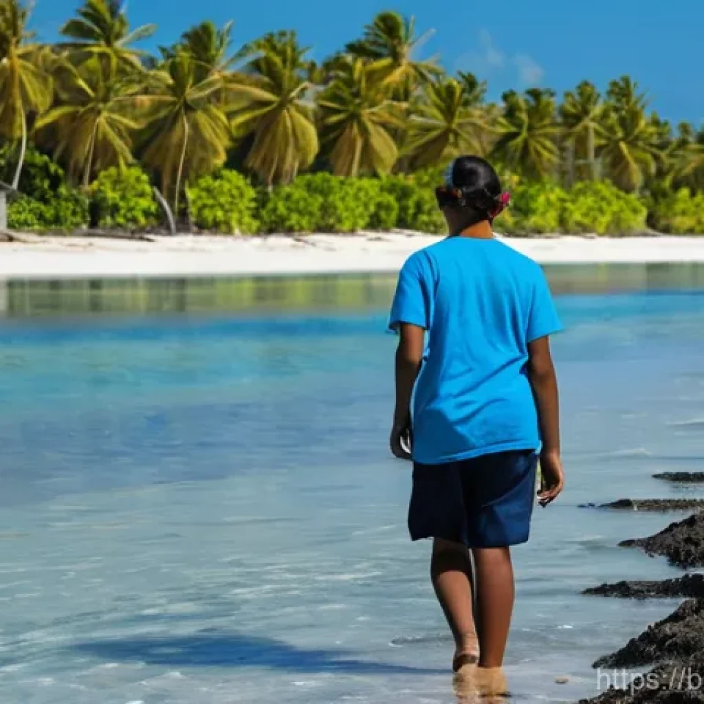 키리바시 부동산 시장 - **Prompt 1: Kiribati Coastal Resilience**
    "A resilient Kiribati family, including parents and ch...